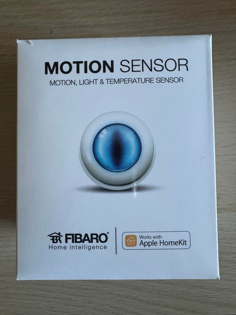 Fibaro Motion Sensor voor Apple HomeKit - Beweging, Temp, Li, Ophalen of Verzenden, Nieuw