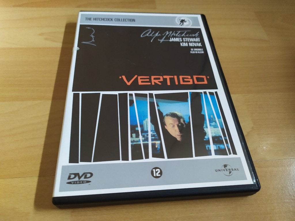 Vertigo - Hitchcock, Vanaf 16 jaar, Ophalen of Verzenden, Zo goed als nieuw, 1940 tot 1960