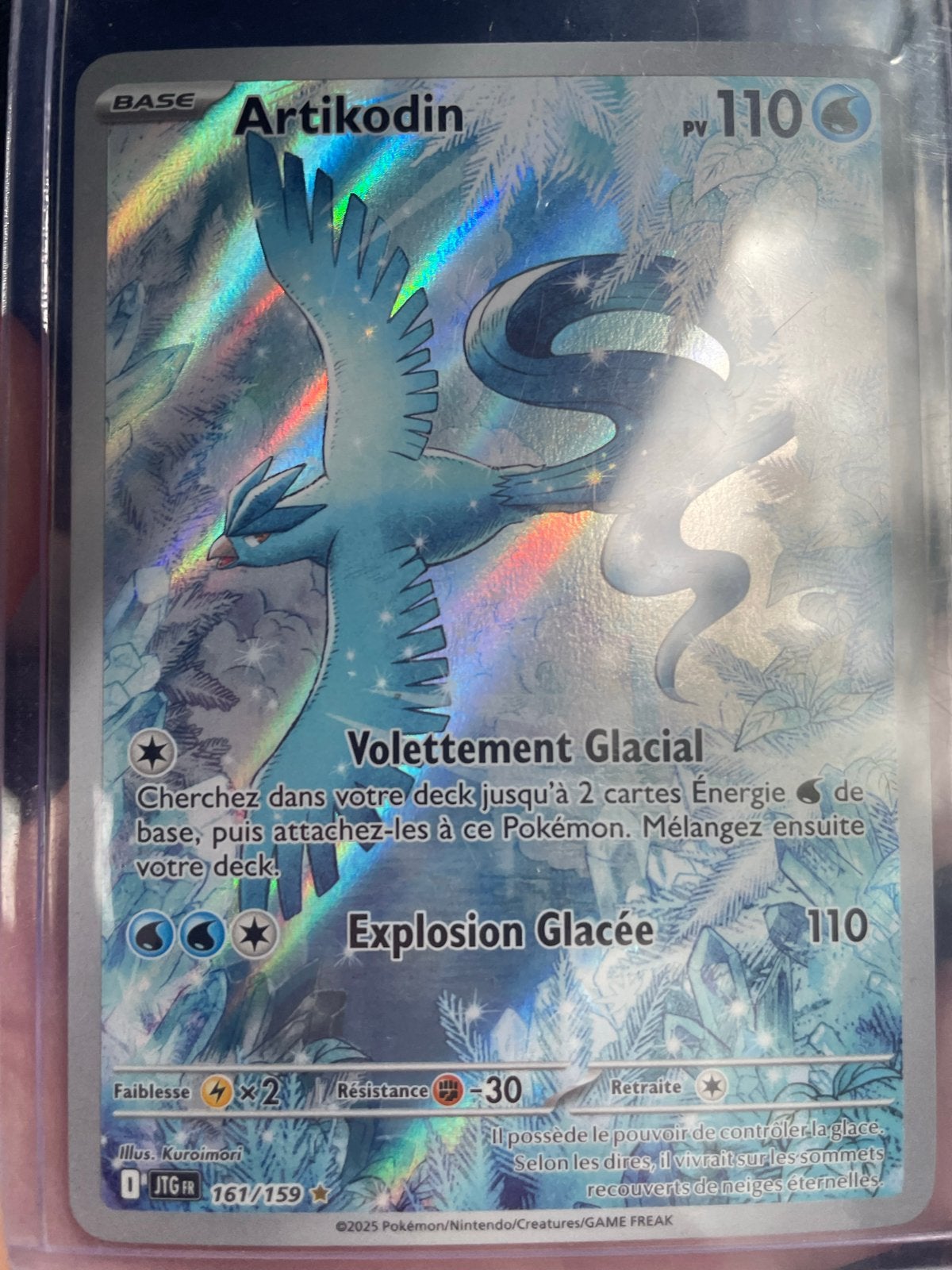 Artikodin VSTAR Pokémon Kaart - Frans - Foil, Ophalen of Verzenden, Zo goed als nieuw, Losse kaart, Foil