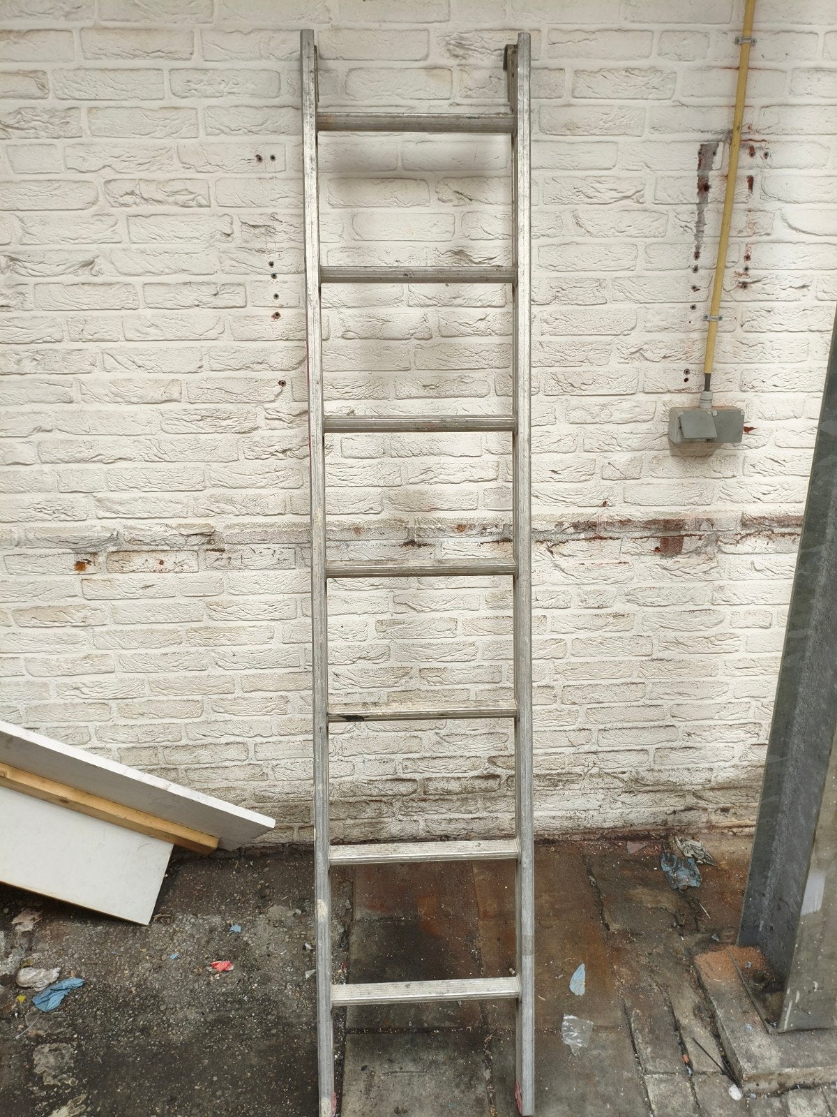Steiger ladder, Ophalen, Gebruikt, Rolsteiger of Kamersteiger, 5 meter of hoger