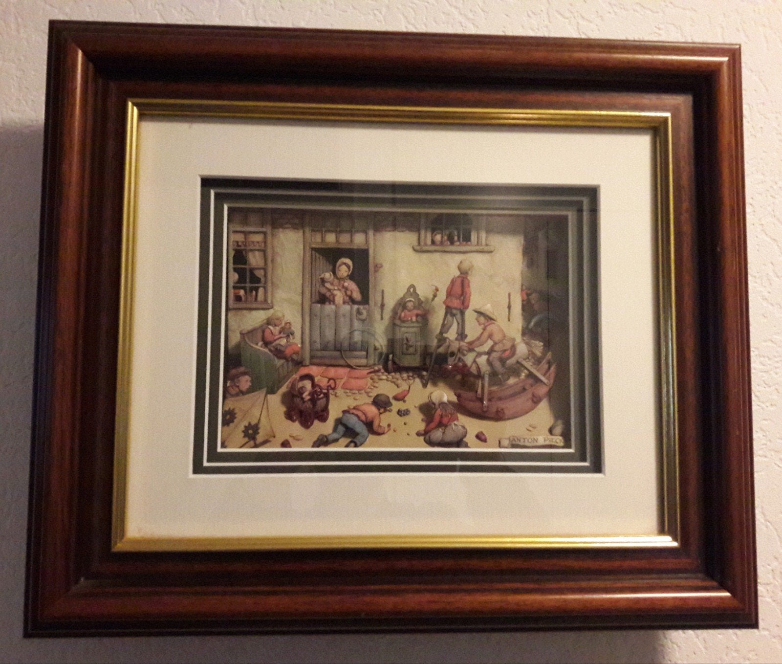 3D anton piek  2 stuks, Antiek en Kunst, Ophalen