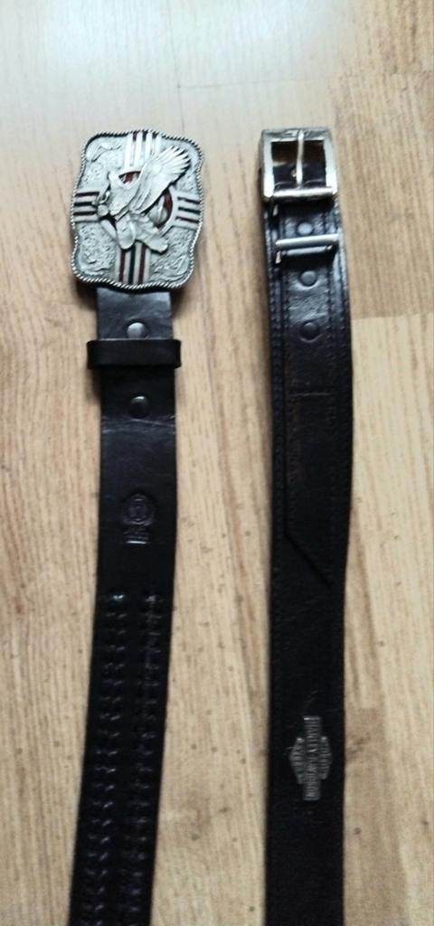 Harley Davidson riem met adelaar gesp, zo goed als nieuw, Ophalen, Harley Davidson, Heupriem, Zo goed als nieuw