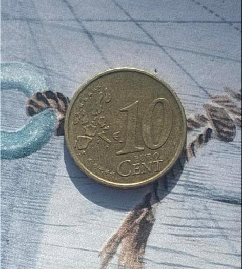 Zeldzame Portugese 10 cent euromunt, Postzegels en Munten, Ophalen of Verzenden, Portugal, 10 cent, Losse munt