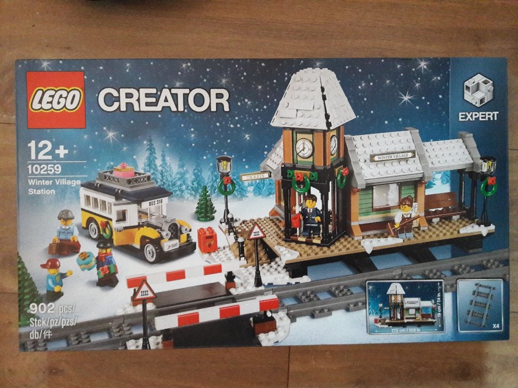 Lego 10259 Winterdorp Station Kerstmis Kerst, Ophalen, Overige thema's, Lego, Nieuw