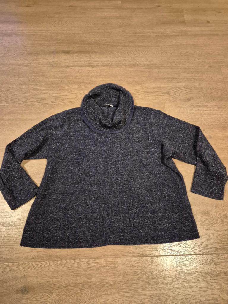 Donkerblauwe trui maat XXL, Ophalen of Verzenden, Zo goed als nieuw, Maat 46/48 (XL) of groter, Blauw