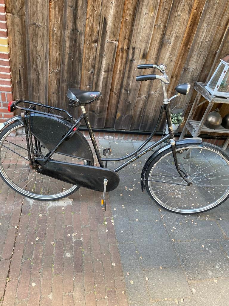 Vintage Dutch batavus opoe fiets, Ophalen, Terugtraprem
