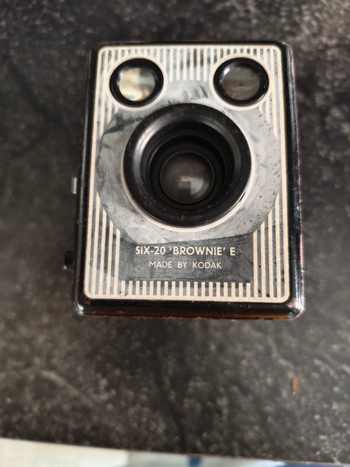 Kodak Six-20 Brownie E camera met opbergkoffertje, Ophalen of Verzenden, Gebruikt, Compact, Kodak