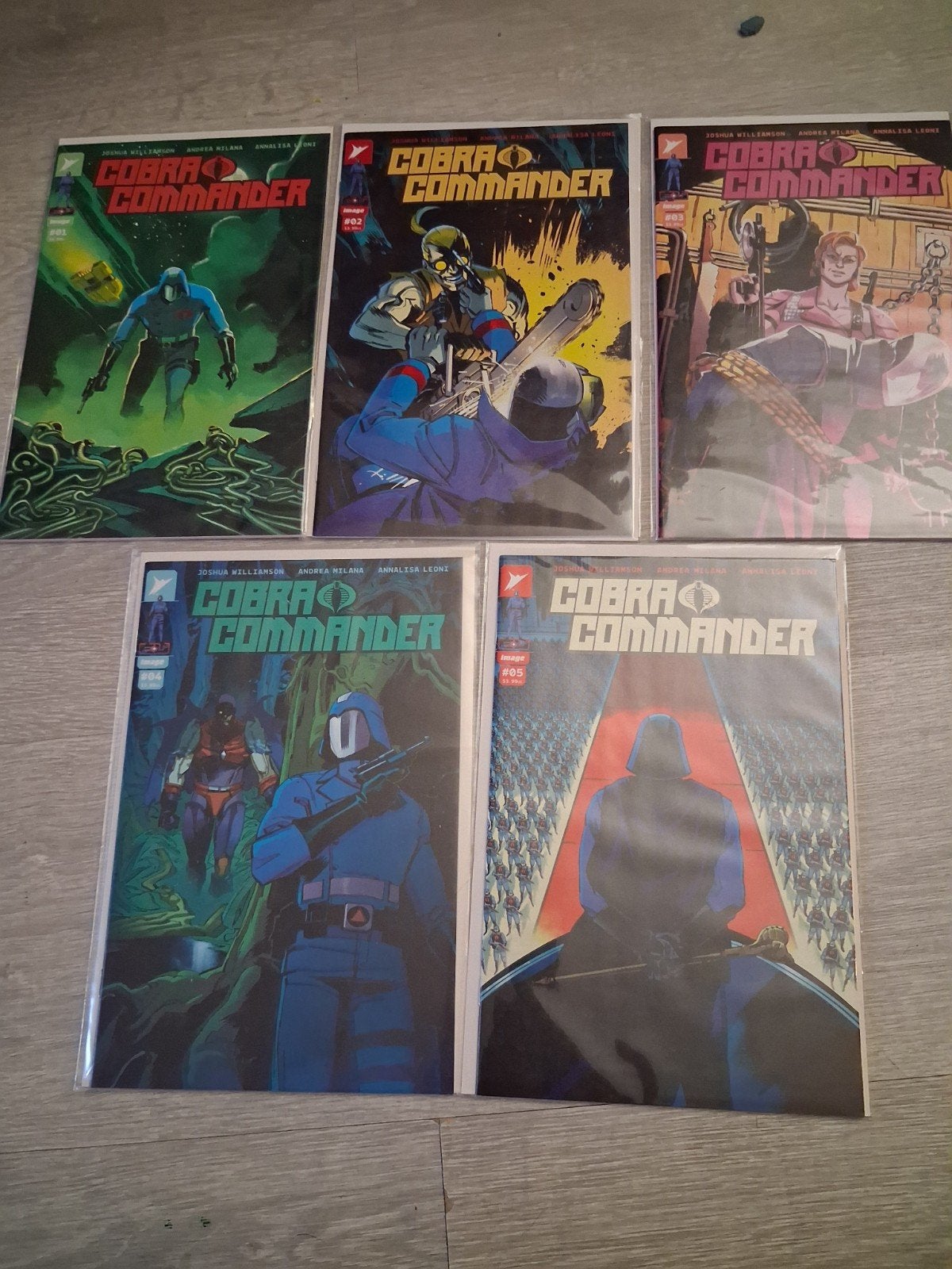 Cobra Commander #1-5 Complete Set - Image Comics, Complete serie of reeks, Ophalen of Verzenden, Zo goed als nieuw, Amerika