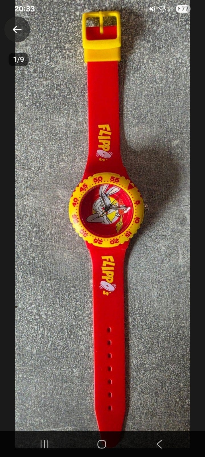 Gezocht! Flippo Horloge Bugs Bunny, Ophalen of Verzenden