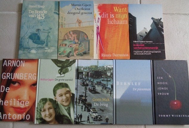 9x boekenweekgeschenk Gijsen,Knap,Hermans,Bernlef,Japin, Boeken, Ophalen of Verzenden, Zo goed als nieuw