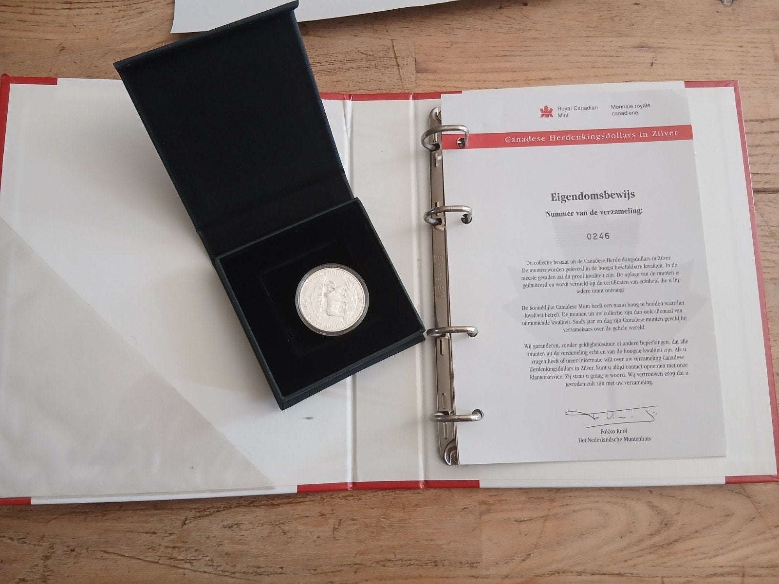 Canadese Herdenkingsdollar 1985 - 100 Jaar Nationaal Park, Ophalen of Verzenden