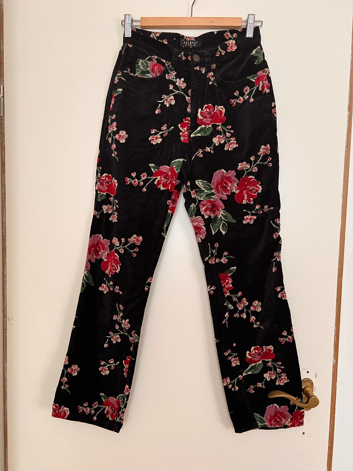 Jackpot Jeanswear fluwelen broek, Zwart, Ophalen of Verzenden, Maat 34 (XS) of kleiner, Lang