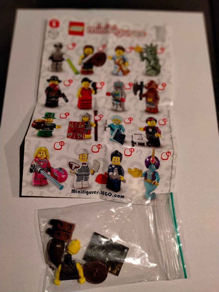 Lego minifigures series 6 highlander figuurtje poppetje, Verzenden, Zo goed als nieuw