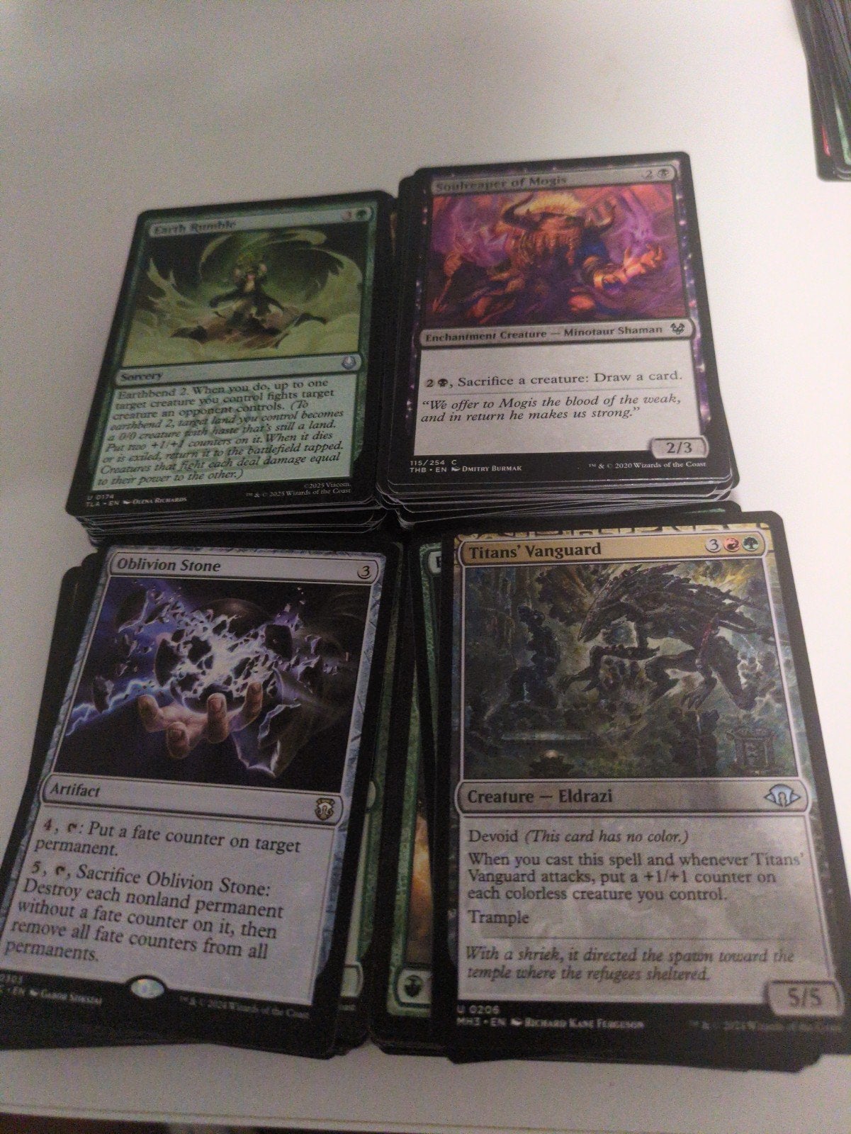 MTG Bulk 265 Commons/Uncommons/Rares, Hobby en Vrije tijd, Verzamelkaartspellen | Magic the Gathering, Ophalen of Verzenden, Zo goed als nieuw