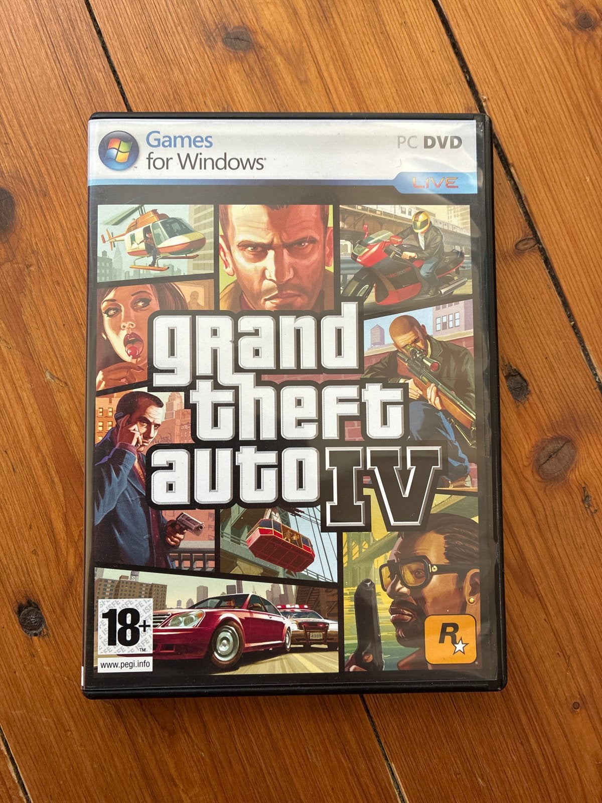 Grand Theft Auto IV (GTA IV) PC DVD - Inclusief Kaart, Spelcomputers en Games, Avontuur en Actie, Gebruikt, Vanaf 18 jaar, 1 speler