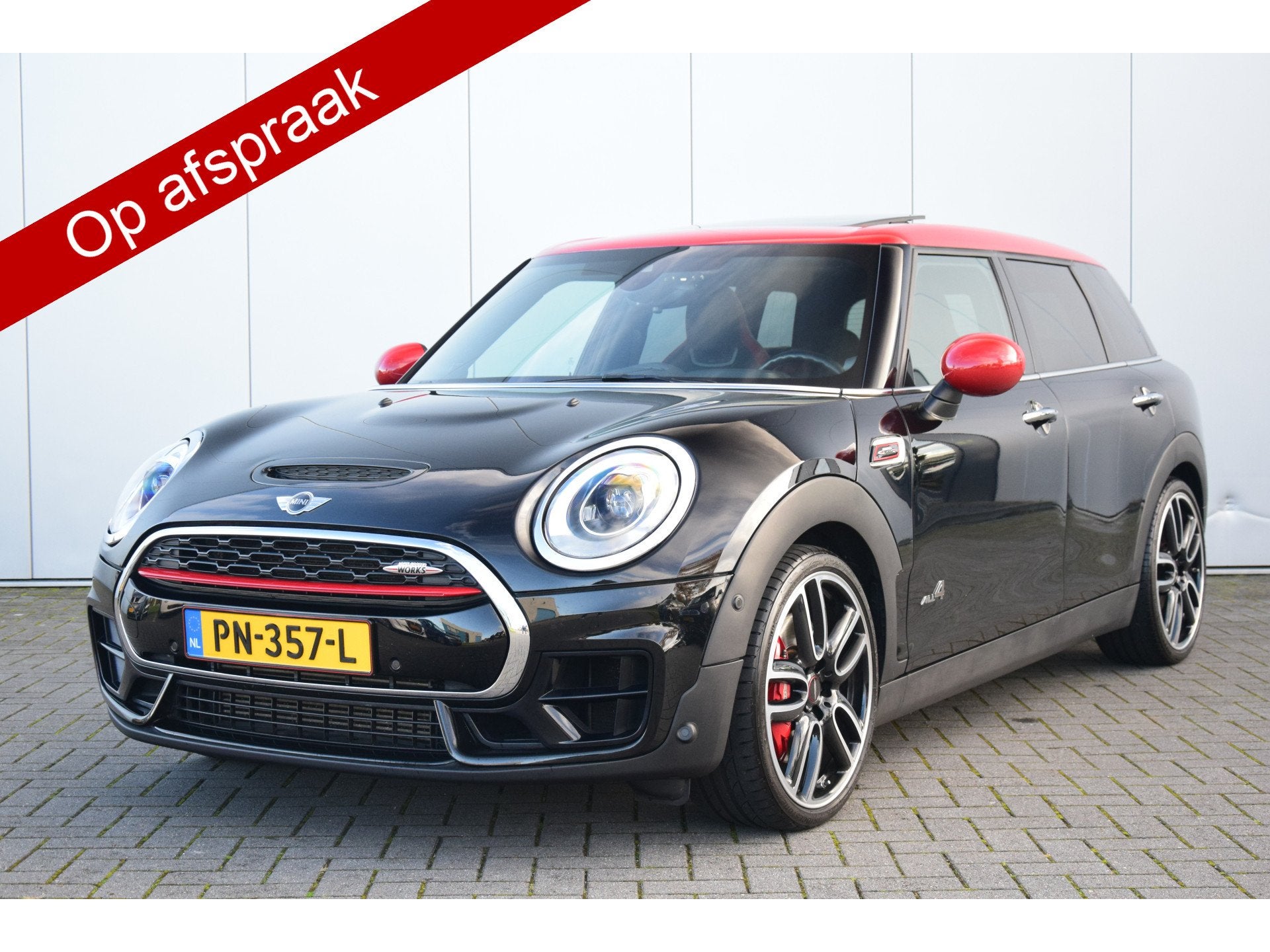 MINI Clubman 2.0 John Cooper Works ALL4 Chili Harman Kardon, Auto's, 232 pk, Gebruikt, 4 cilinders, Leder en Stof