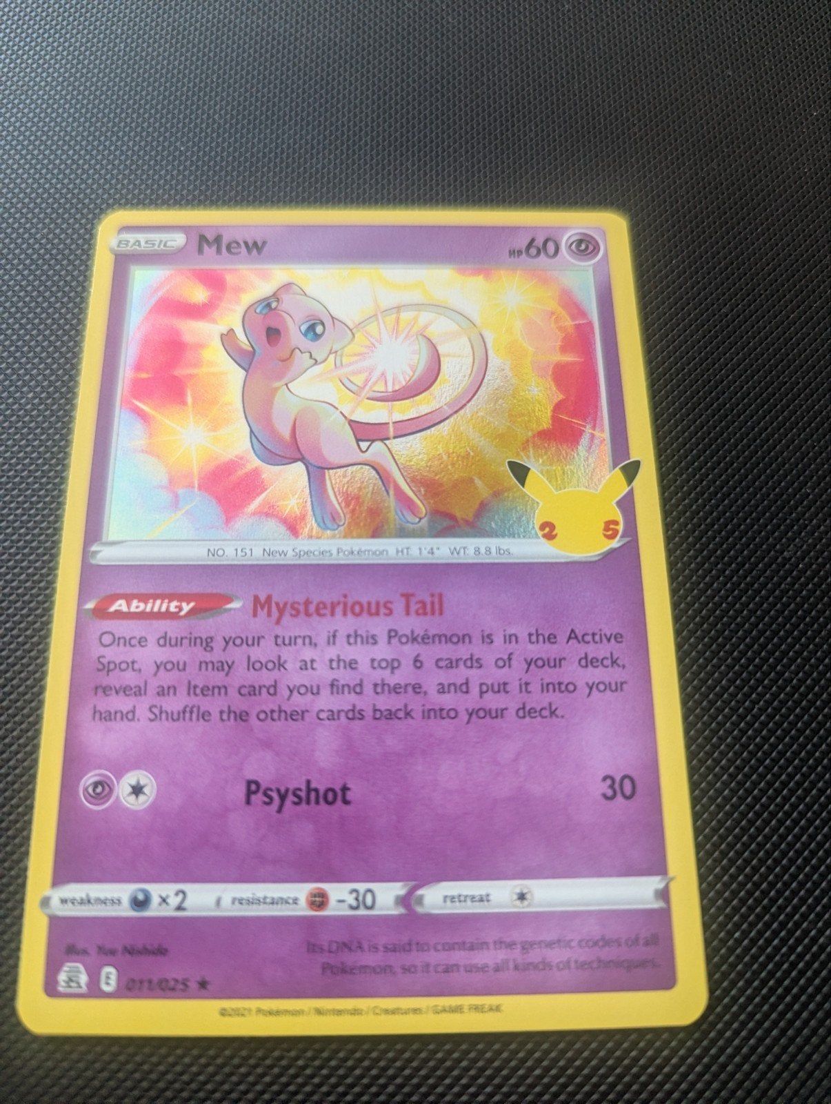 20x Mew #11 Pokemon Celebrations fresh uit pack, Ophalen, Nieuw