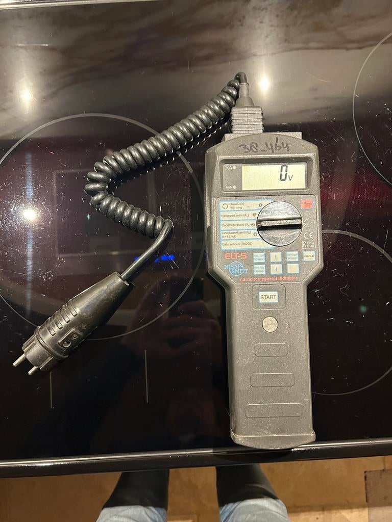Nieaf Smitt ELT-S aardcircuitweerstandmeter, Doe-het-zelf en Verbouw, Meetapparatuur, Gebruikt, Nieaf smitt, Geen id, Elektriciteit