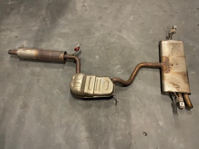 Uitlaat Midden + Einddemper van een Audi A3, Gebruikt, -, -, -