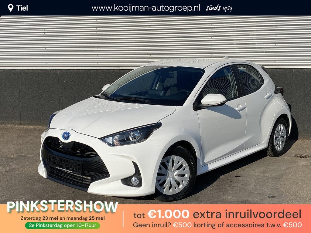 Toyota Yaris 1.5 Hybrid 115 Active Apple Carplay/ Android au, Gebruikt, Euro 6, Wit, 1490 cc