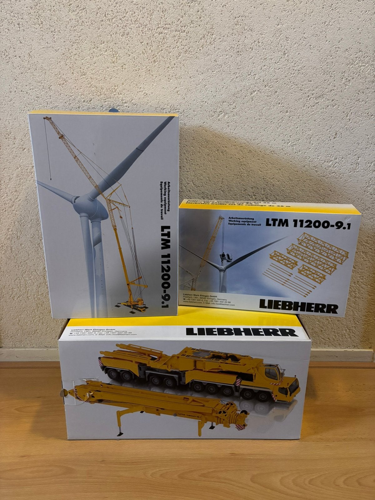 Liebherr ltm 11200+jib+jib verlenging, Hobby en Vrije tijd, Modelauto's | 1:50, Ophalen, Zo goed als nieuw, Hijskraan, Tractor of Landbouw