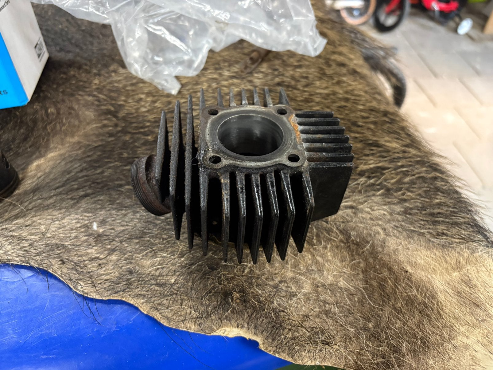 Yamaha fs1 cilinder 50cc, Ophalen
