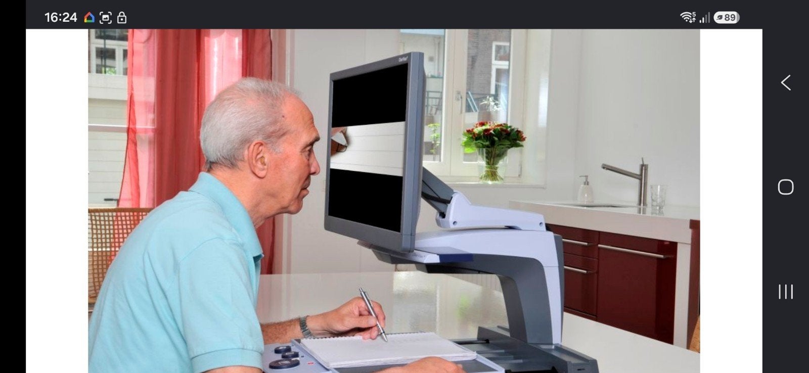 Optilec beeldschermloep, Ophalen, Gebruikt, Vergrootglas of Loep