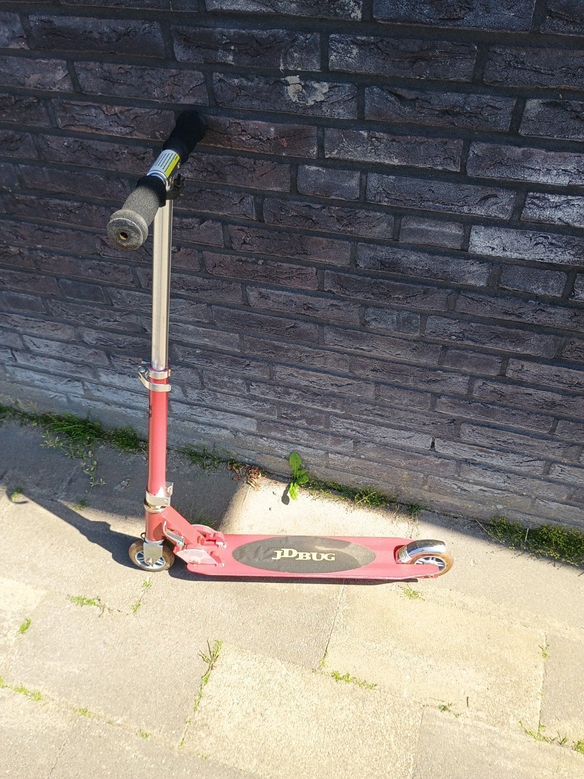 JDBUG original street step - rood - inklapbaar, Ophalen, Gebruikt, Gewone step, JDburg