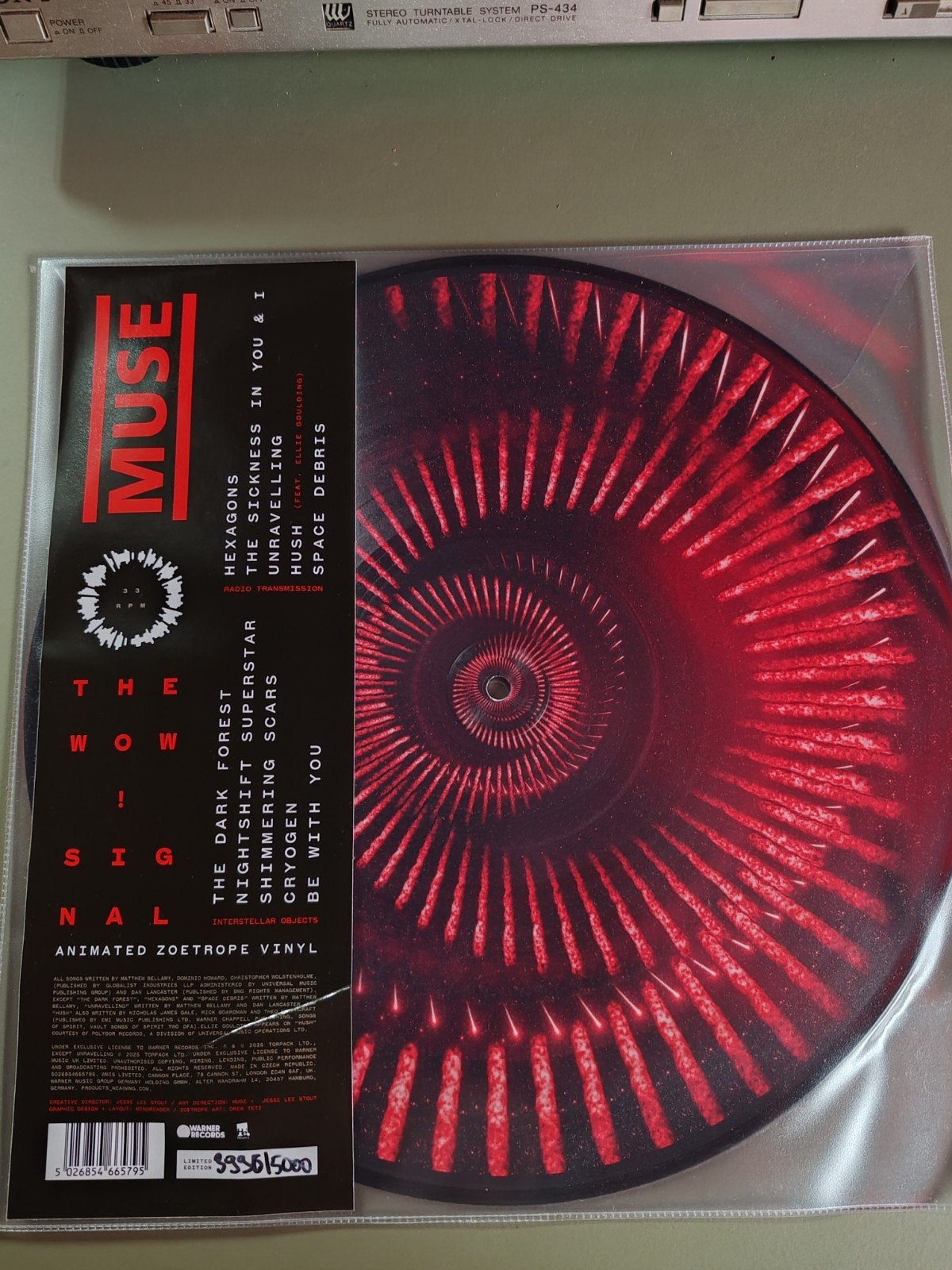 Muse The Wow Signal Blood Records, LP, Colored vinyl, Ophalen of Verzenden, 12 inch