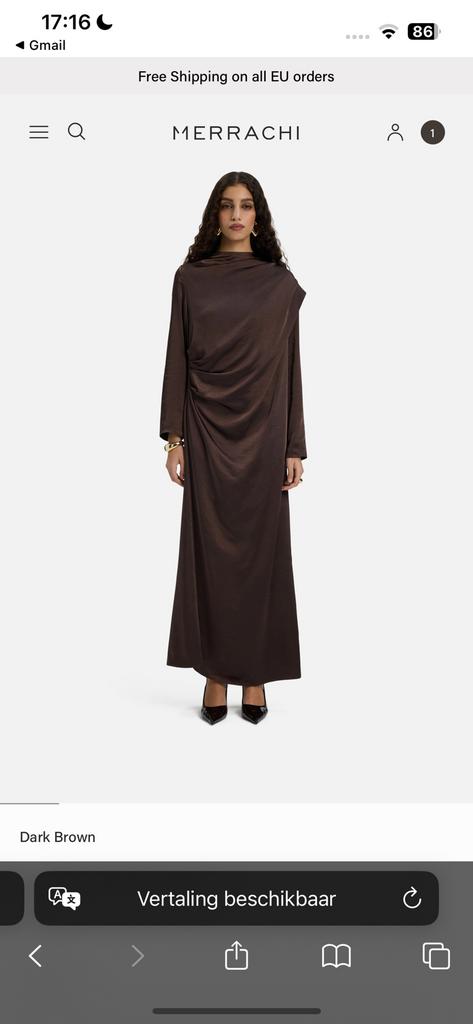 Merrachi eid collectie jurk, Kleding | Dames, Gelegenheidskleding, Ophalen of Verzenden, Zo goed als nieuw, Overige typen