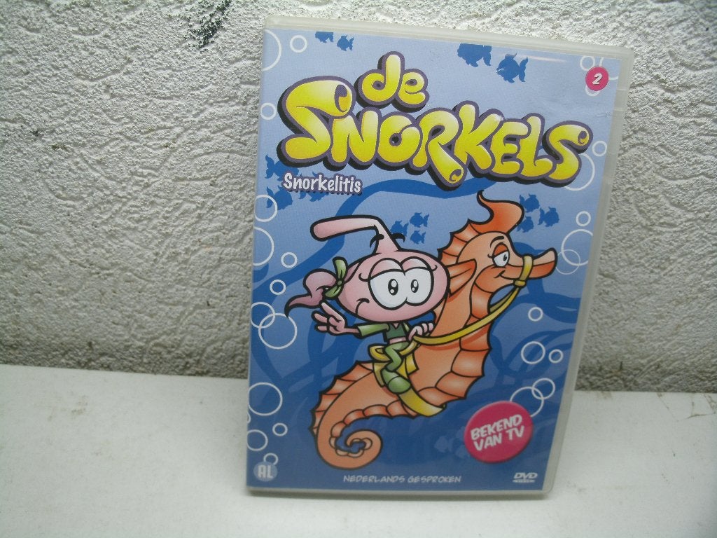 dvd 247k de snorkels snorkelitis, Alle leeftijden, Ophalen of Verzenden, Zo goed als nieuw