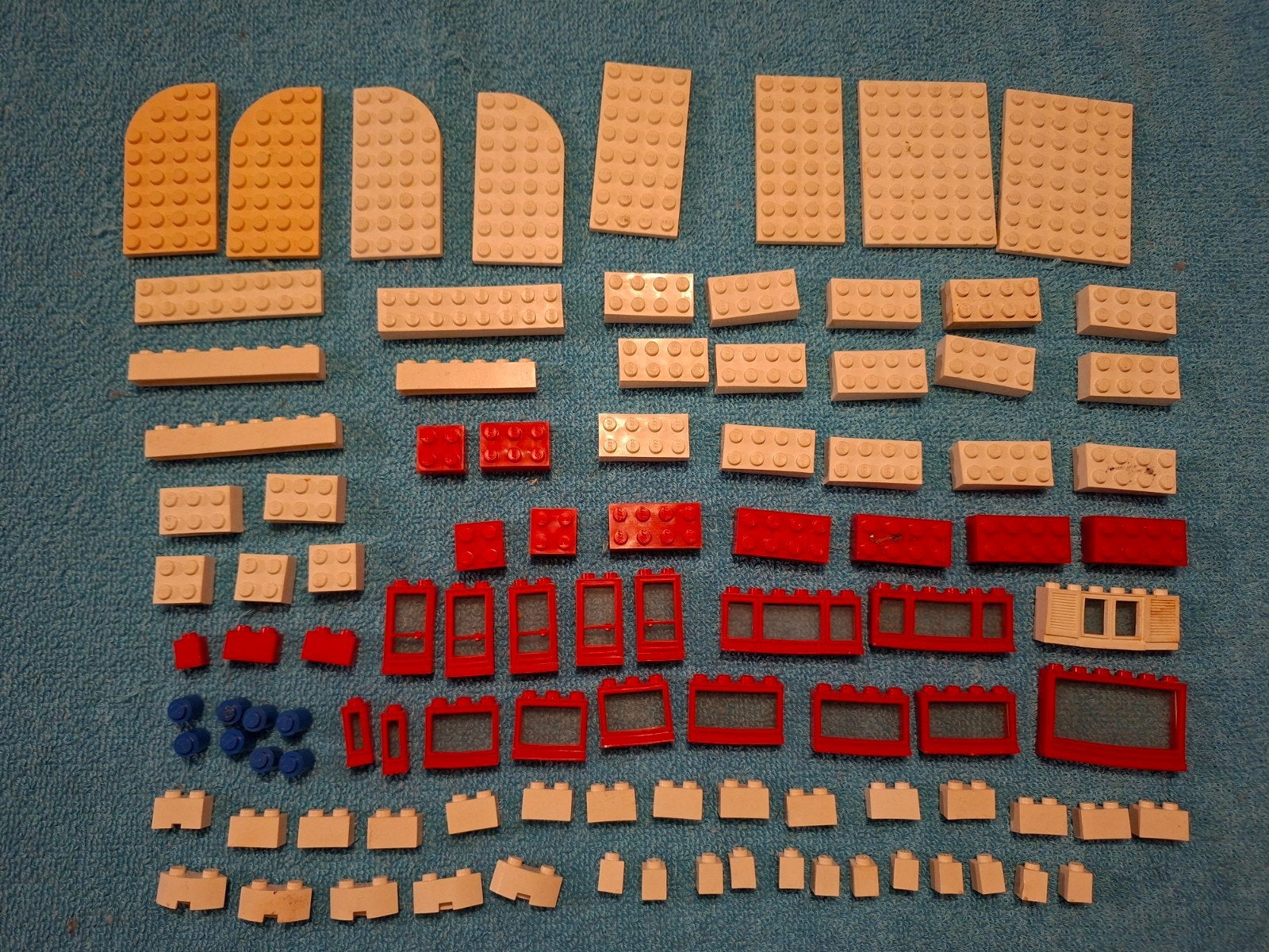 Partij Lego onderdelen CA plastic oud logo, Ophalen of Verzenden, Gebruikt, Losse stenen, Lego
