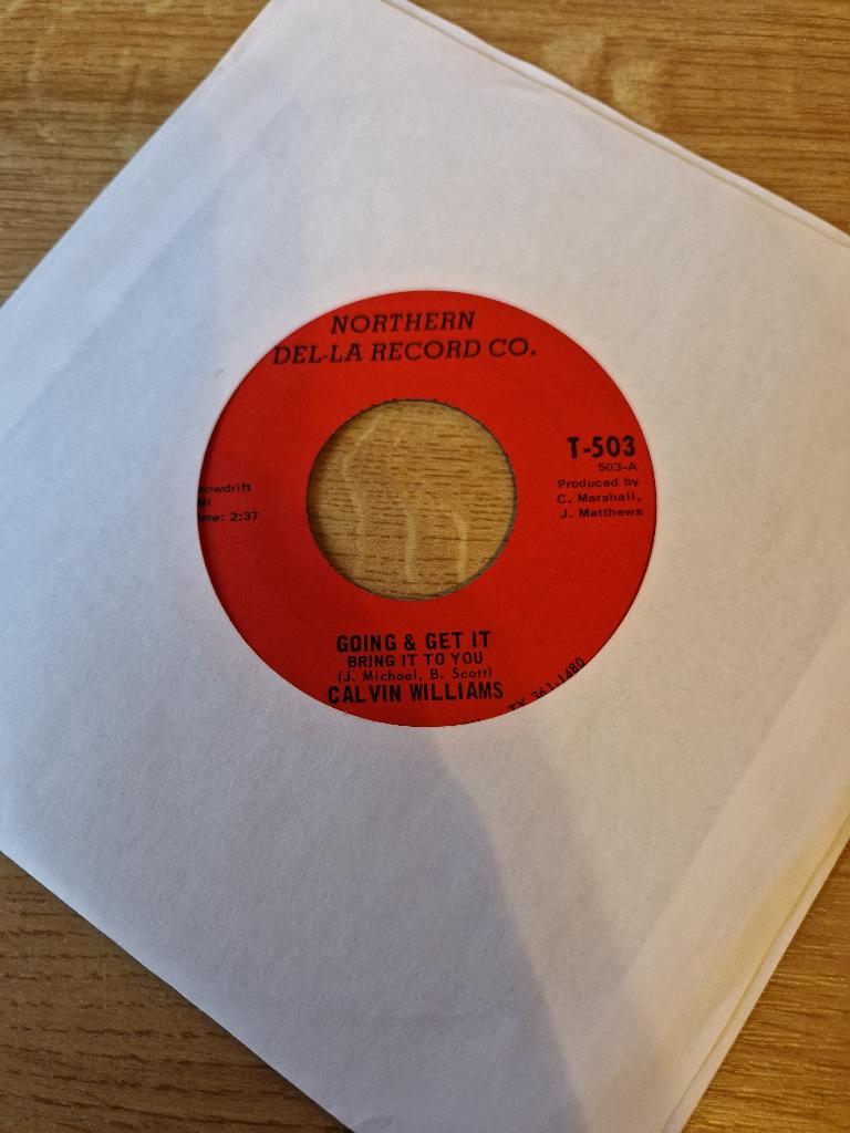 Calvin Williams – Going & Get It (Bring It To You), Ophalen of Verzenden, Gebruikt, Pop