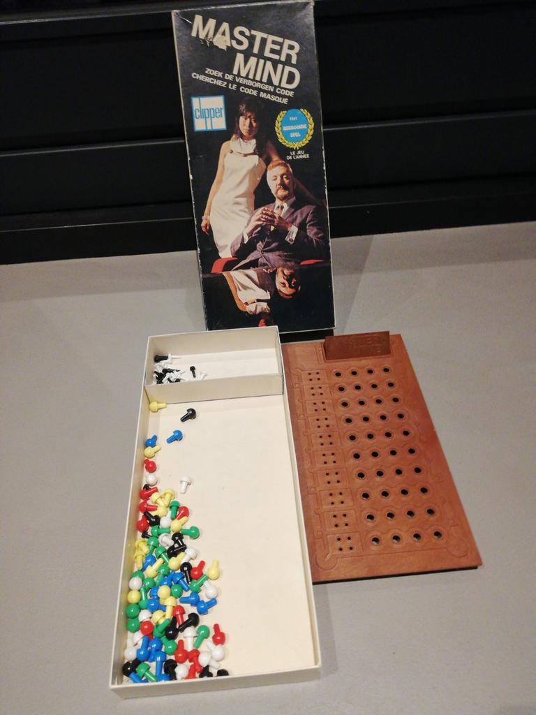 Mastermind, bordspel, Hobby en Vrije tijd, Gezelschapsspellen | Bordspellen, Een of twee spelers, Ophalen of Verzenden, Zo goed als nieuw