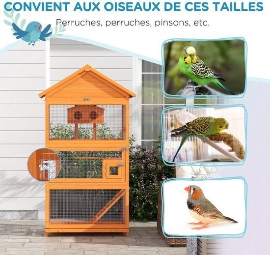 Vogelkooi – Vogelkooi Hout – Papegaaienkooi – Buitenkooi, Corvance B.V., Verzenden, Nieuw, Corvancebol@gmail.com