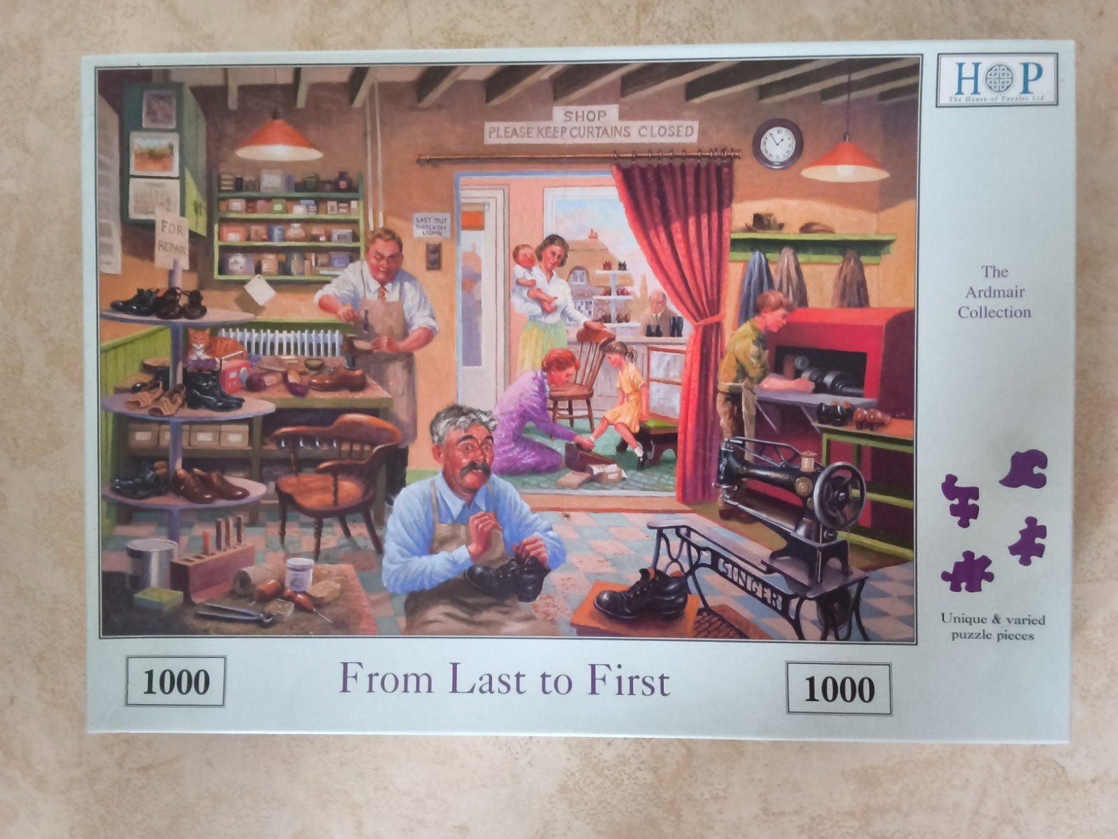 HOP Puzzel 'From Last to First' - 1000 stukjes, Ophalen of Verzenden, Zo goed als nieuw