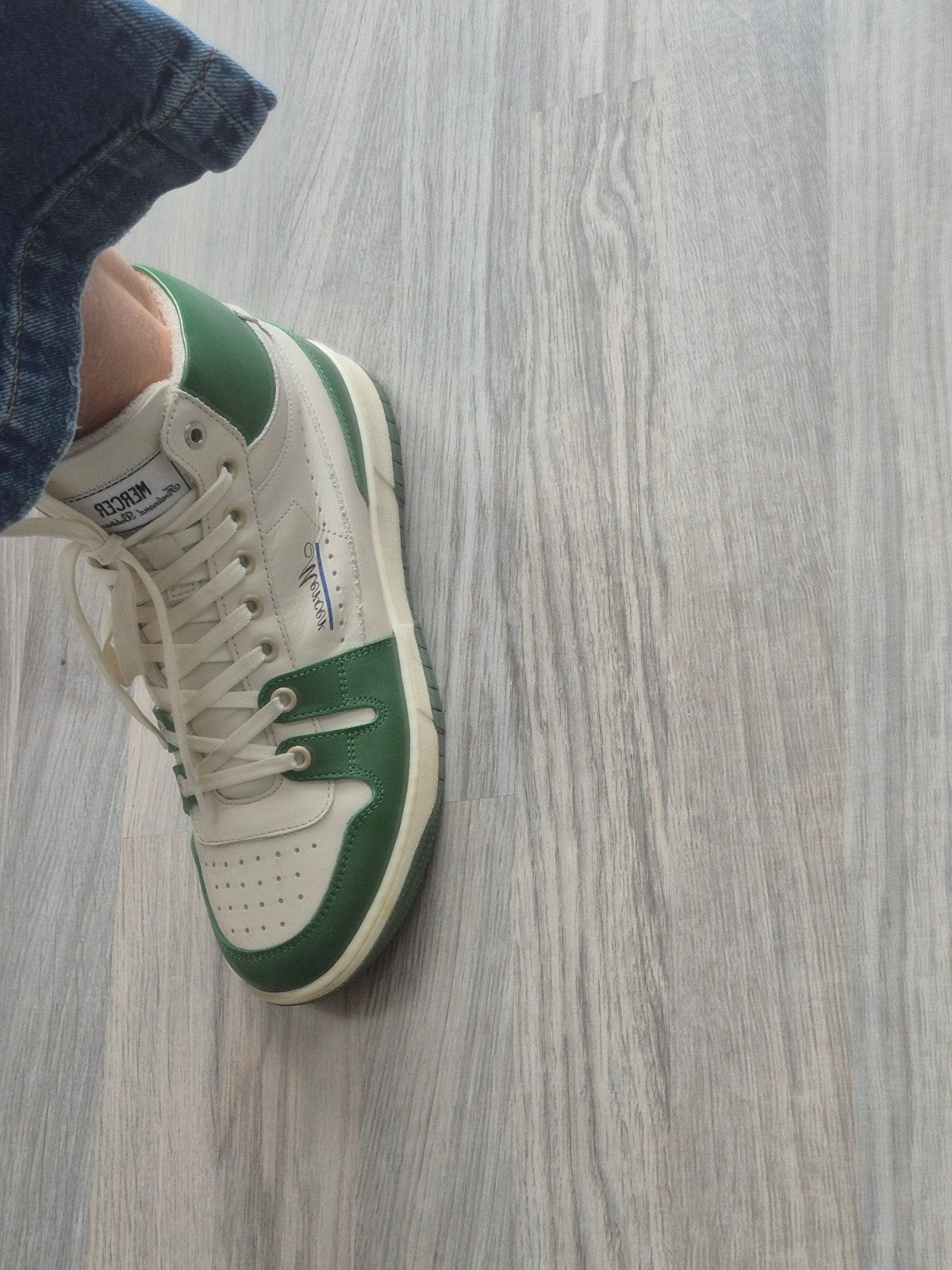 Mercer Amsterdam sneakers - Groen/Wit, Ophalen of Verzenden, Mercer Amsterdam, Groen, Sneakers of Gympen