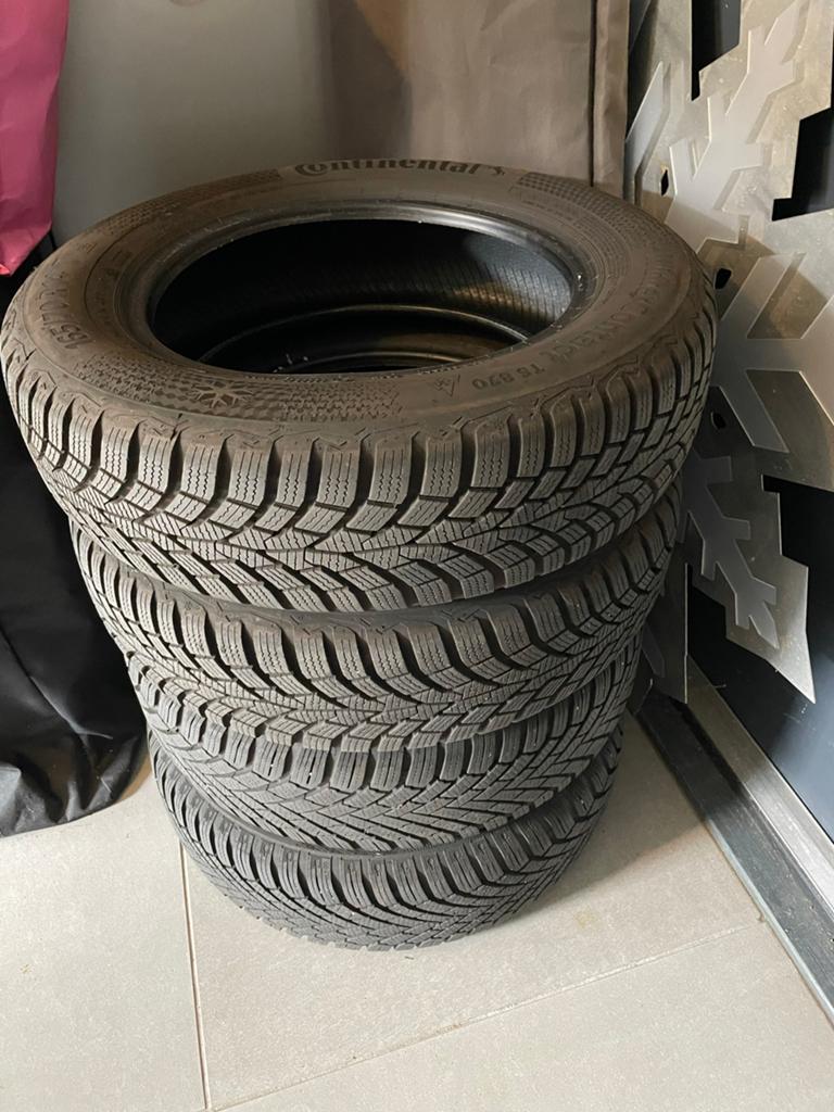 4 Continental seat mi WinterContact TS 870 Winterbanden, Auto-onderdelen, Ophalen, 14 inch, Gebruikt, Winterbanden