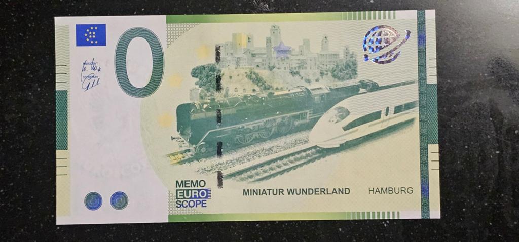 0 euro biljet Miniatur Wunderland Hamburg, Ophalen of Verzenden, Duitsland, 200 euro