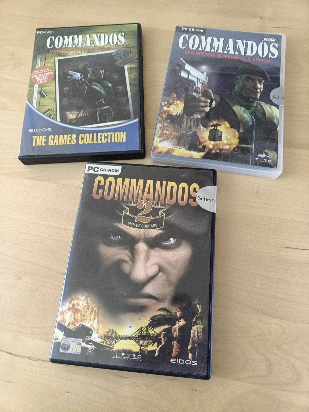 Commandos PC CD-ROM Games Collectie (3 spellen), Gebruikt, 1 speler, Ophalen of Verzenden, Strategie en Constructie