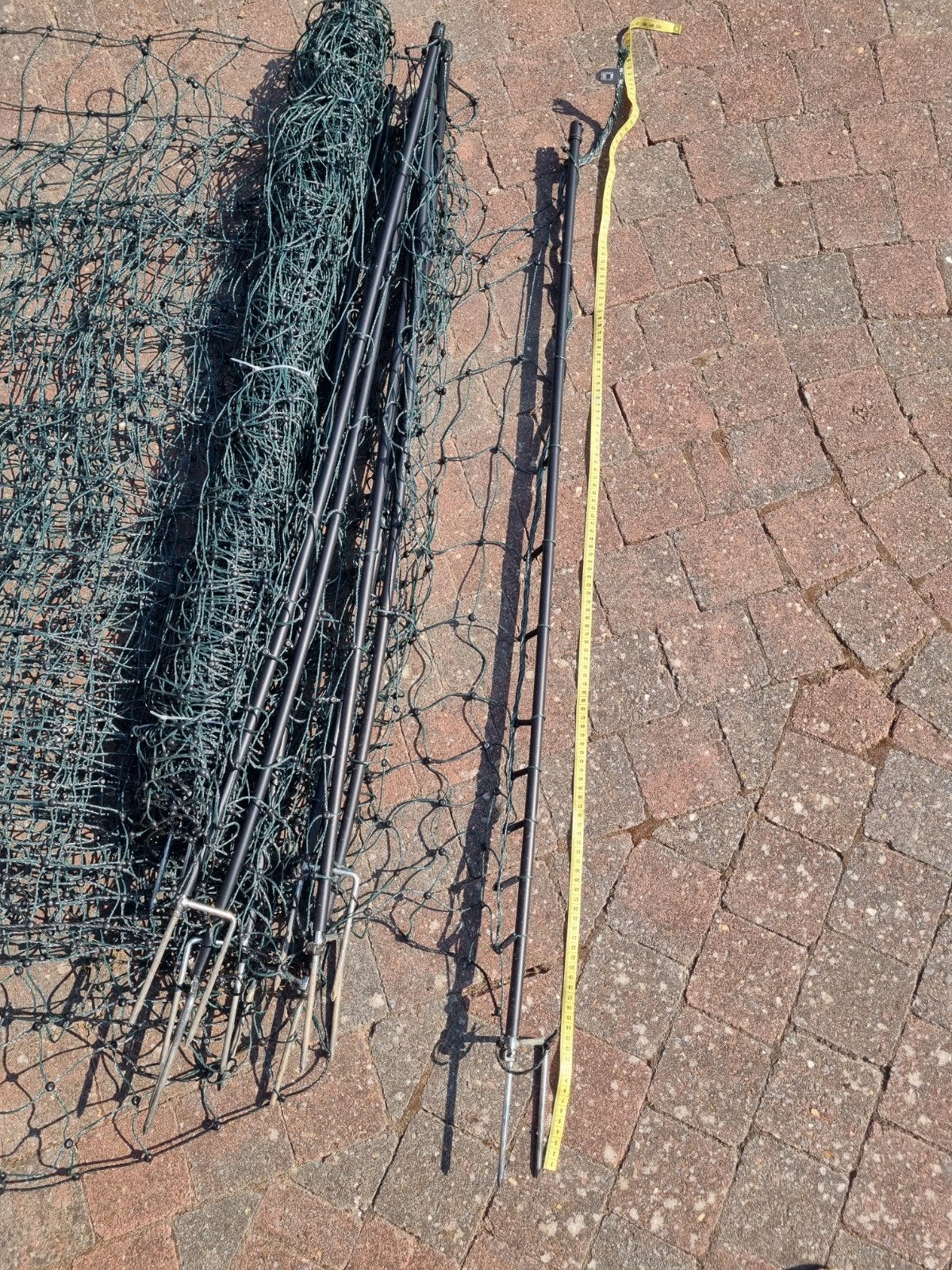 Schrikdraad net 8 meter met 8 palen - Zo goed als nieuw, Ophalen of Verzenden, Zo goed als nieuw, Kunststof, Overige typen