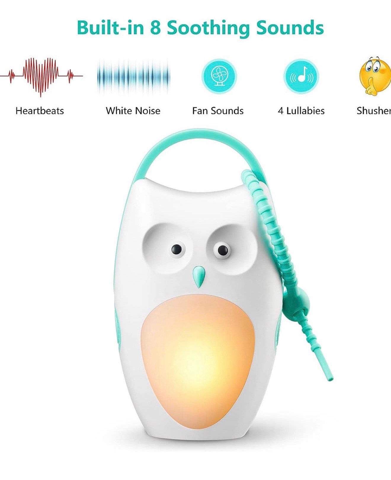 Uil nachtlamp wekker Baby babywekker + 8 geluiden oplaadbaar, P, P, P, Nieuw