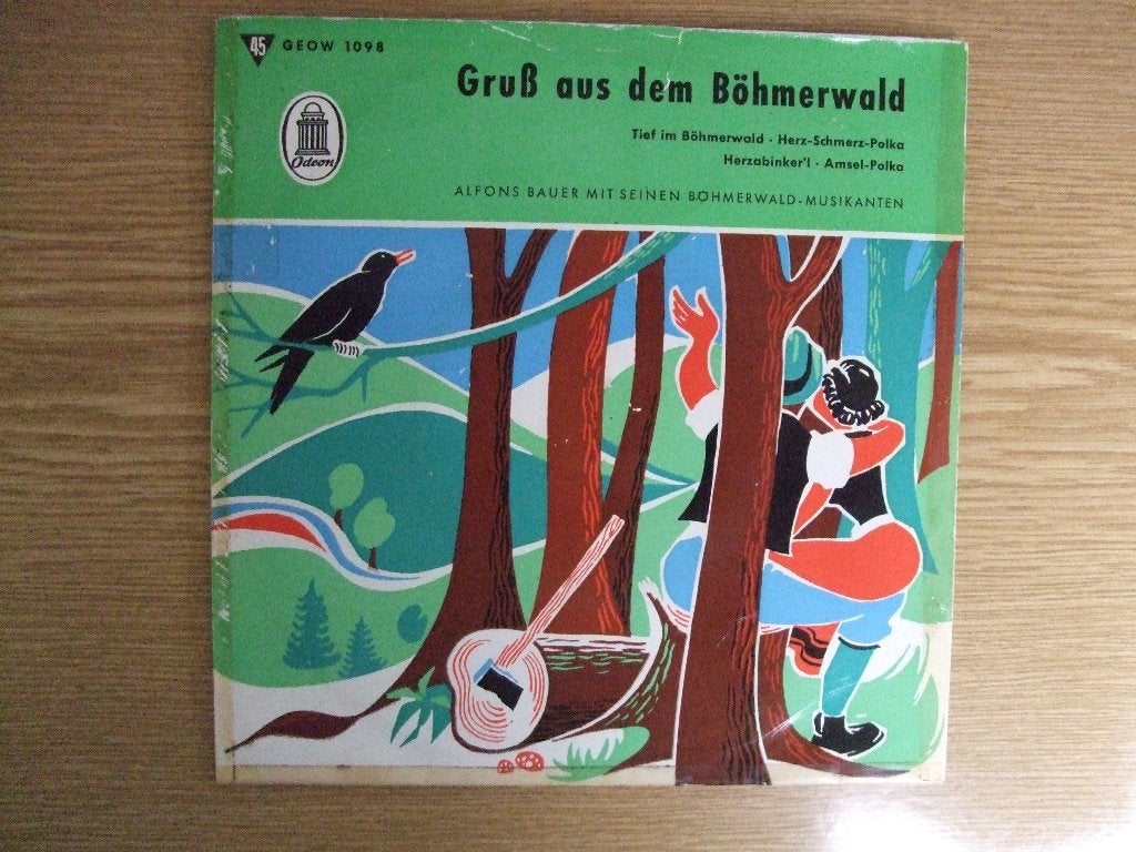 EP   ALFONS BAUER    GRUSS AUS DEM BOHMERWALD, 7 inch, Ophalen of Verzenden, Zo goed als nieuw, EP