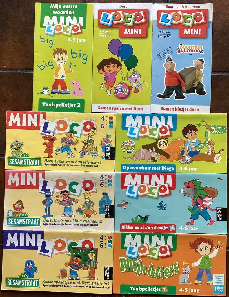 Mini loco boekjes vanaf 4 jaar, Ophalen of Verzenden, Zo goed als nieuw