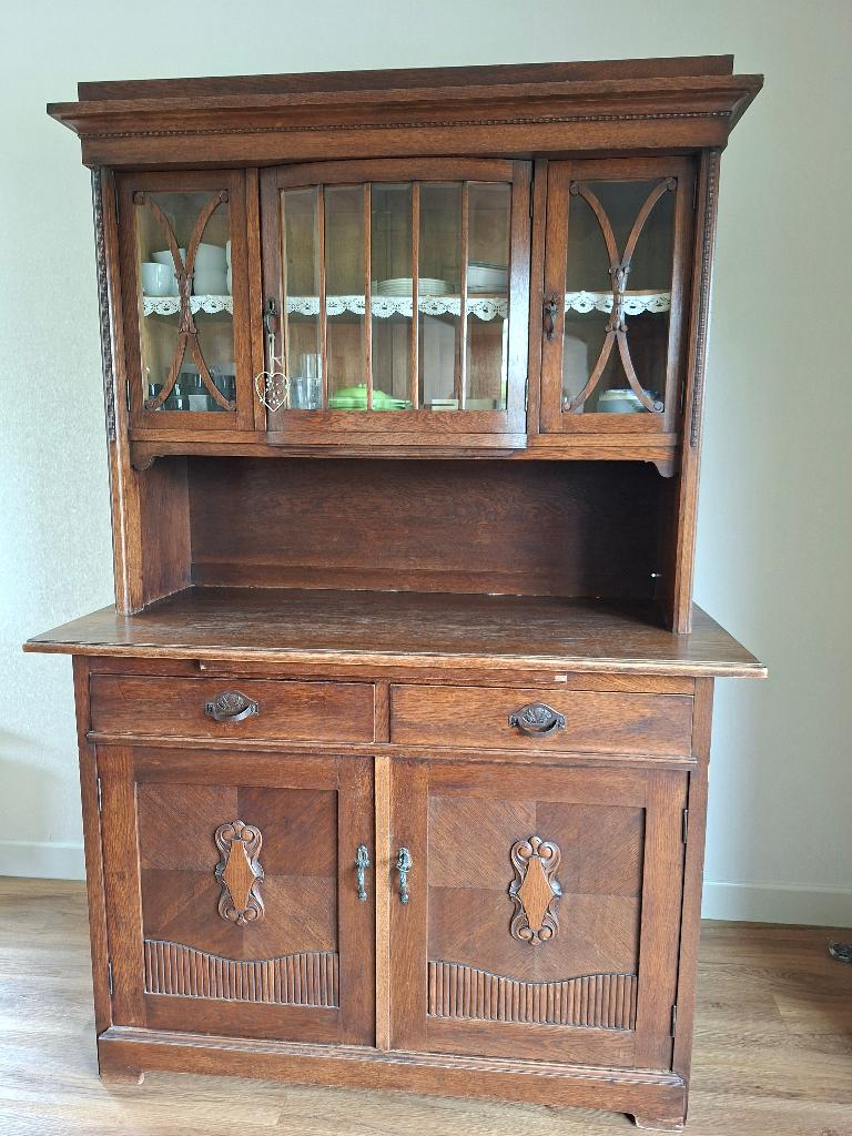 oude buffetkast, Ophalen, Gebruikt, Met deur(en), Vintage