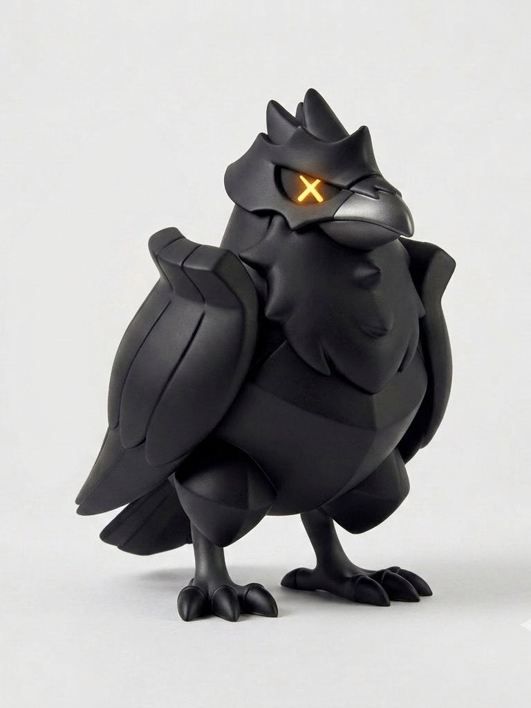 KAWS x Corviknight Figuur - Zeldzaam Verzamelobject, F, Nieuw, Ophalen of Verzenden, D