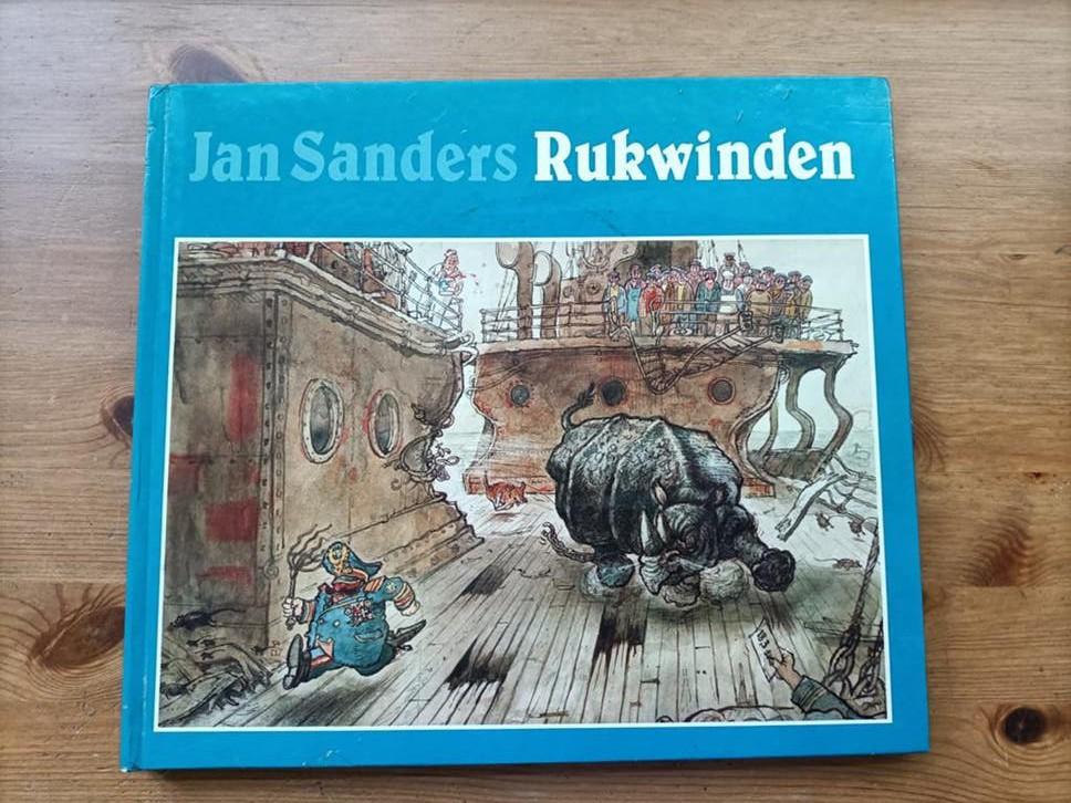 Jan Sanders Rukwinden - Geïllustreerd Boek, Ophalen of Verzenden, Gelezen, Jan Sanders, Nederland