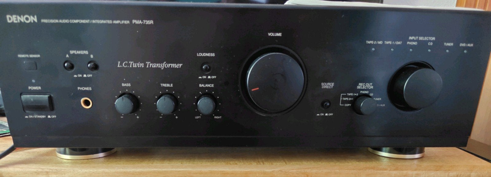 Denon pma 735R stereo versterker, Ophalen, Zo goed als nieuw, 60 tot 120 watt, Denon