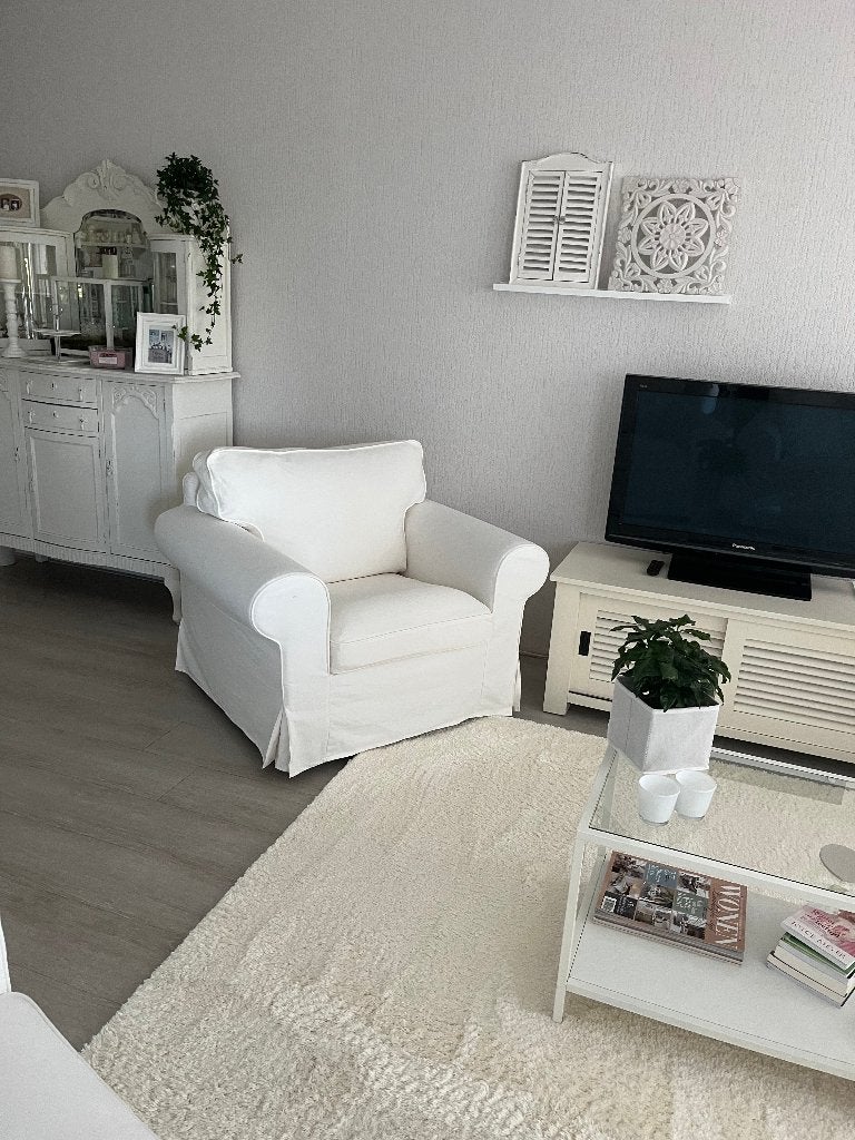 stoel, Ophalen, Gebruikt, Twee, Wit