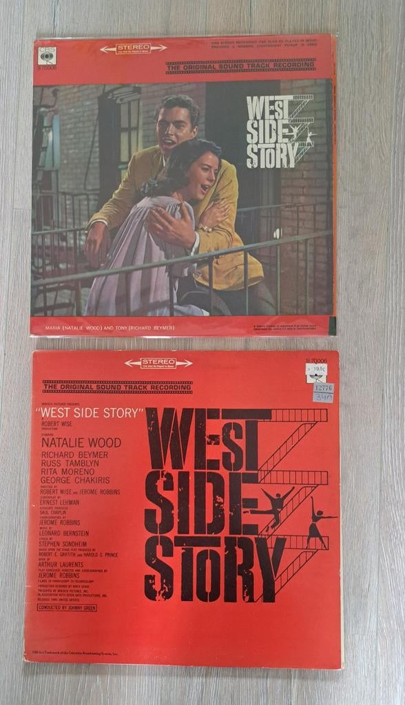 LP West Side Story - Originele Soundtrack (Stereo), Cd's en Dvd's, Inclusief binnenhoes, Ophalen of Verzenden, Gebruikt, 12 inch